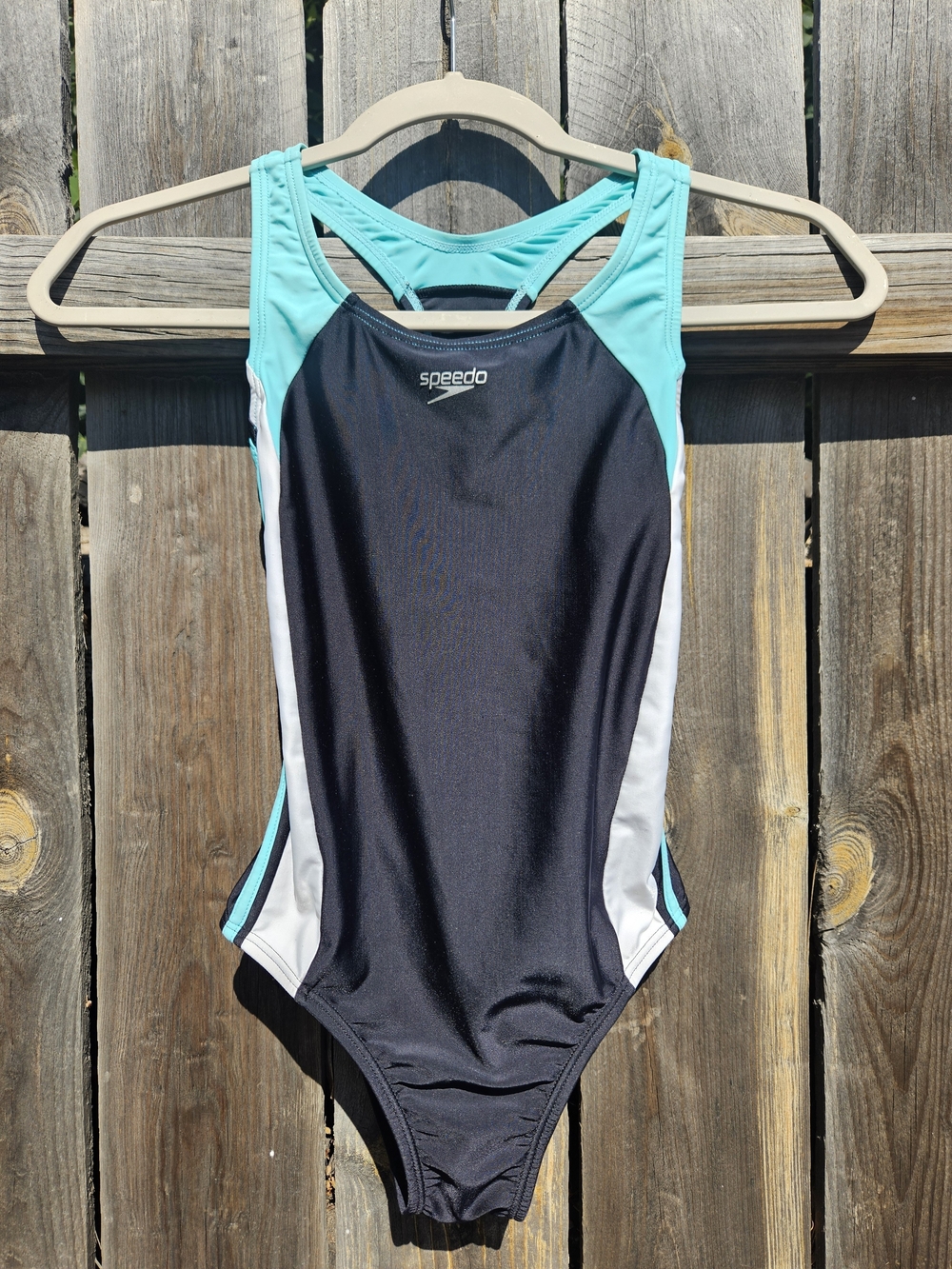 Speedo One Piece Swimsuit Girls 12 2023 Sea Racer Back Athletic Sports Swim